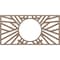 Ekena Millwork Hoover Architectural Grade PVC Pierced Ceiling Medallion, Copper, 40"W x 20"H x 14 3/4"ID x 1"P CMPP40X20HOSCO - alternate 1